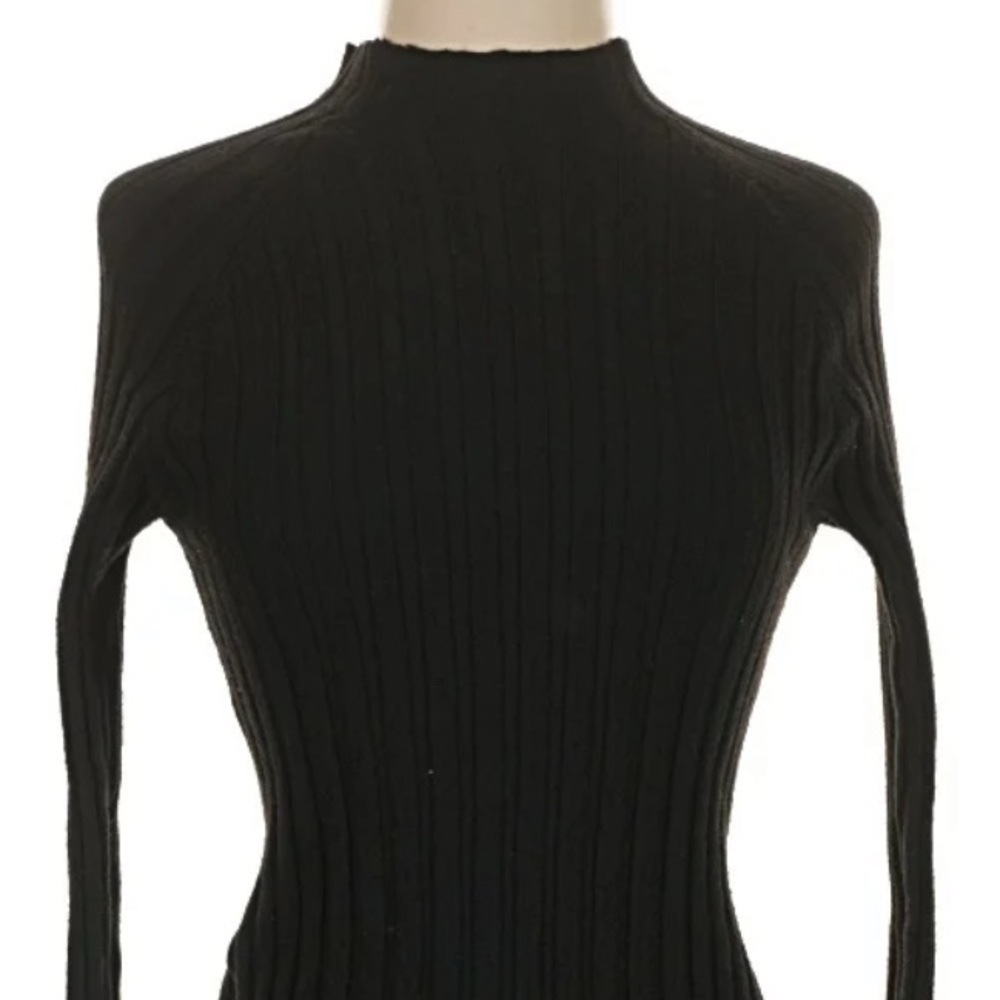 MNG FITTED SWEATER WITH PERKINS NECK